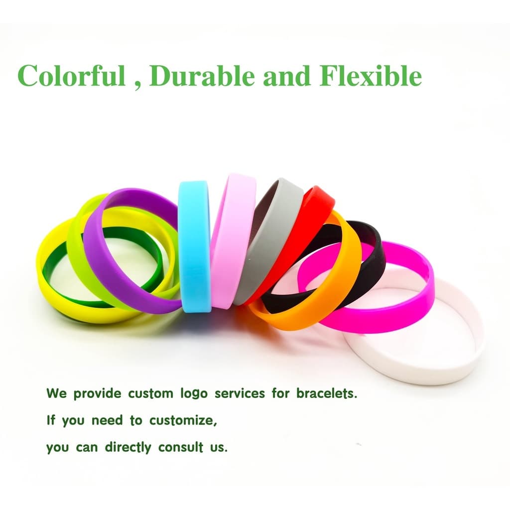 Pulseiras De Silicone Para Eventos Marcadores De Copos De Casament(3pcs-por 10,00)