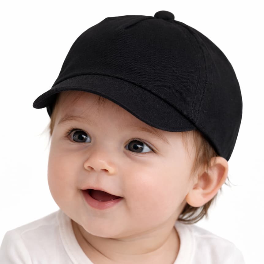 Boné Bebê Algodão Leve Macio Menino Menina 0 a 12 Meses Proteção Solar Moda Infantil