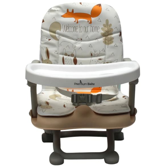 Cadeira De Alimentação Portátil Cloud Bege Fox Premium Baby Bege