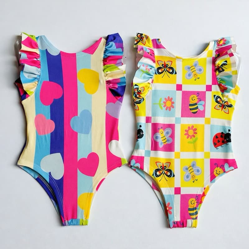 Maiô Infantil Menina Piscina Verão Moda Praia Várias Estampas
