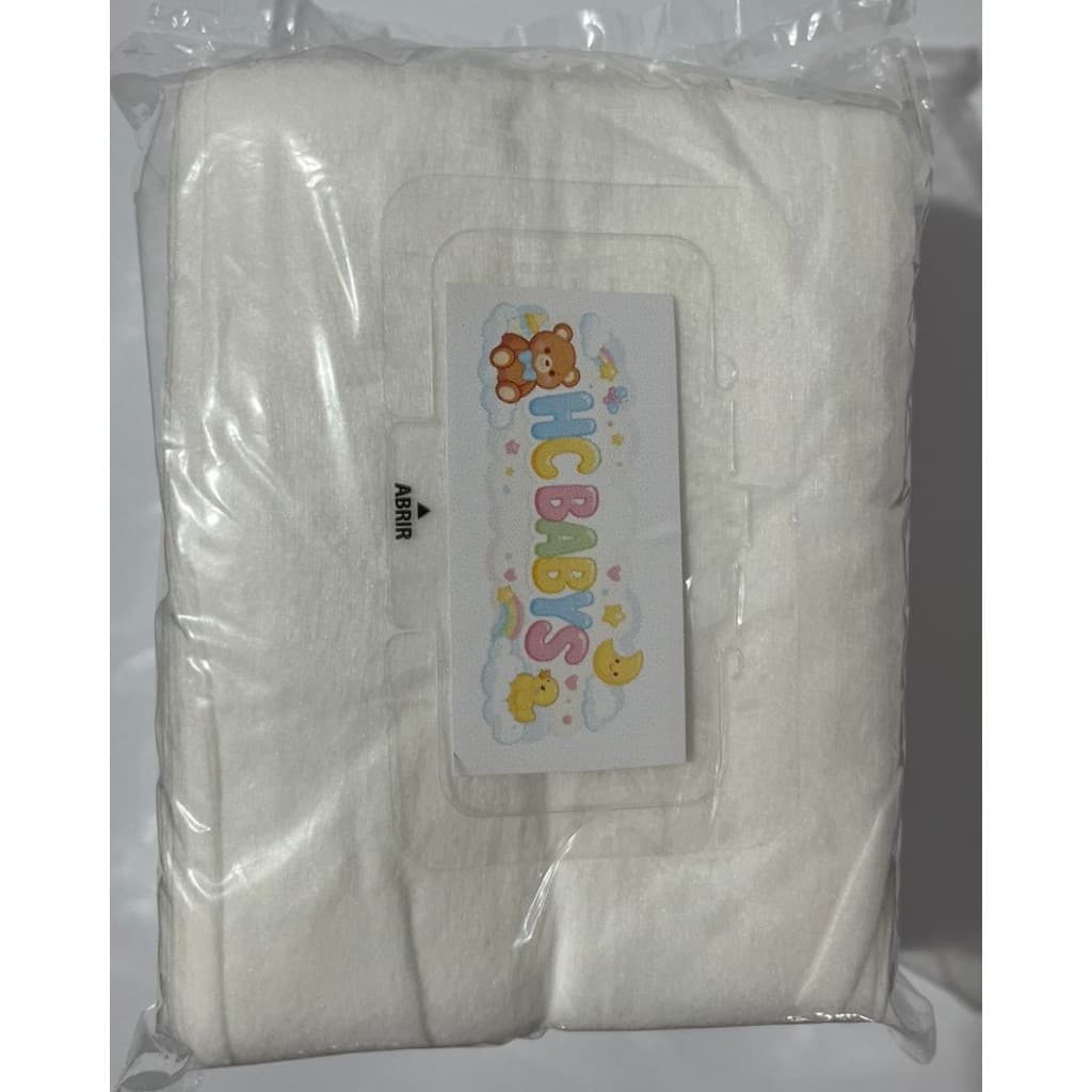 1000 toalhas umedecidas lisa (10 pacotes ) 100 unidades cada pacotes