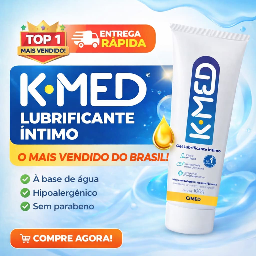 Oferta Gel Lubrificante Íntimo Kmed 100g Cimed Frete gratis envio rapido mais vendido