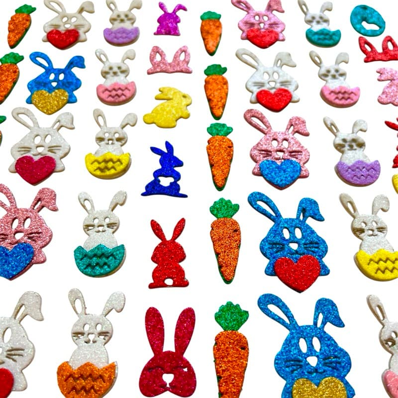 Kit 30 Adesivos Pet de Páscoa Sortidos