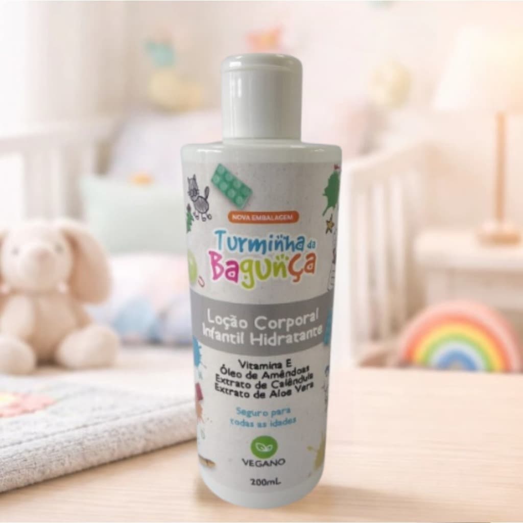 Kit 02 Loção Corporal Infantil TURMINHA DA BAGUNÇA - 200ml