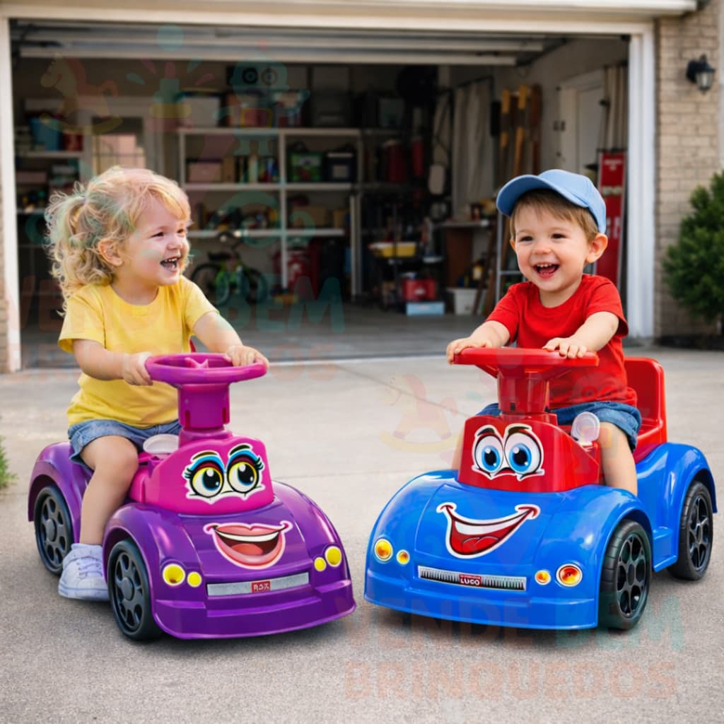 Totoka Andador Infantil Menino Menina Blocos de Encaixe Buzina Chave Crec-Crec Porta-Malas Educativo