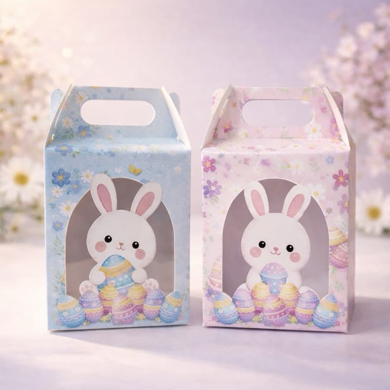 Kit Caixas Maleta Lembrancinha de Páscoa | Mimo Pascoa | Embalagens