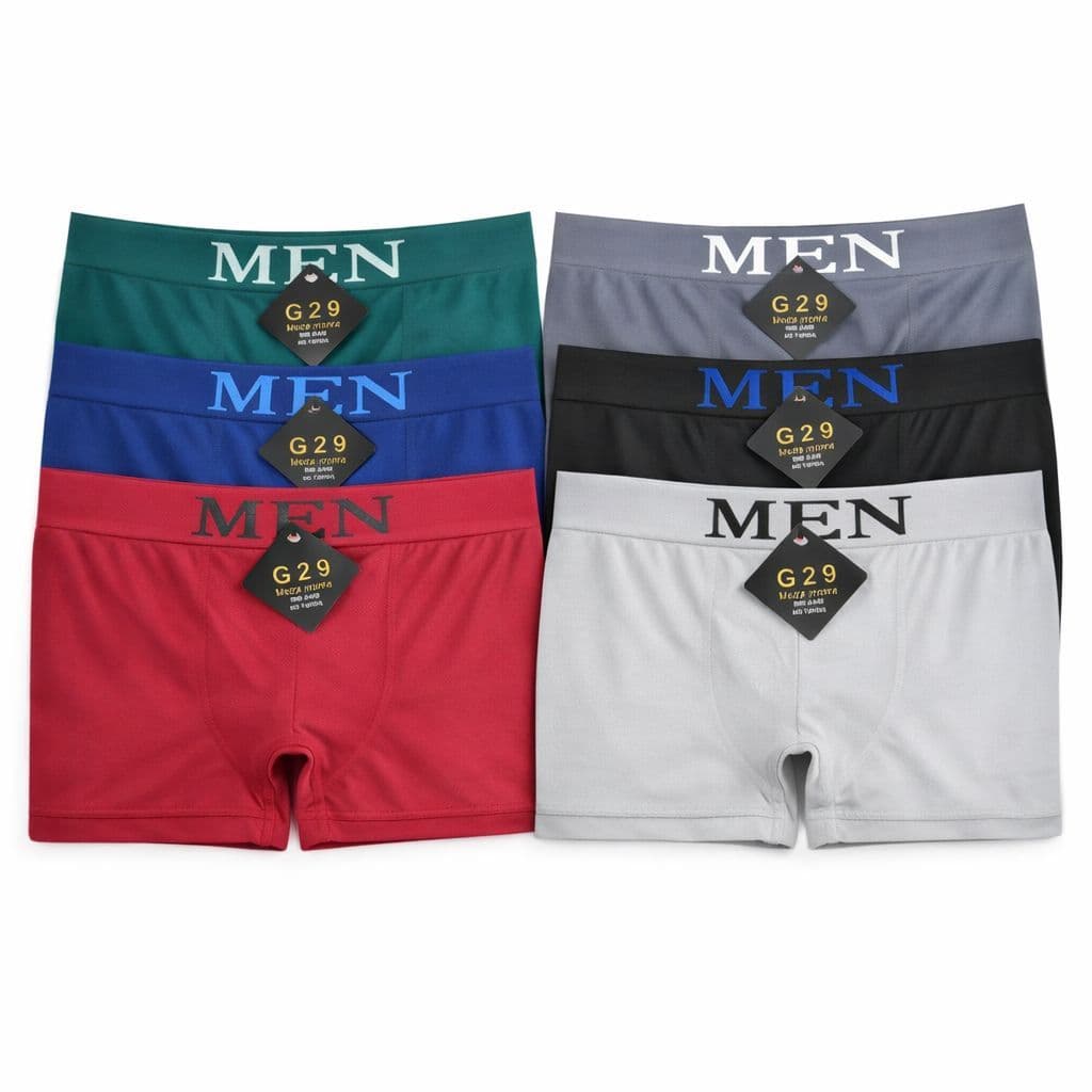 Kit Cuecas Boxer Masculina Microfibra Adulto Sem Costura