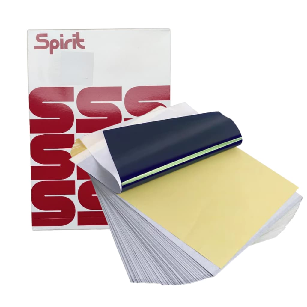 Kit 100 Folhas Papel Decalque Tatuagem Transfer Térmico Tattoo