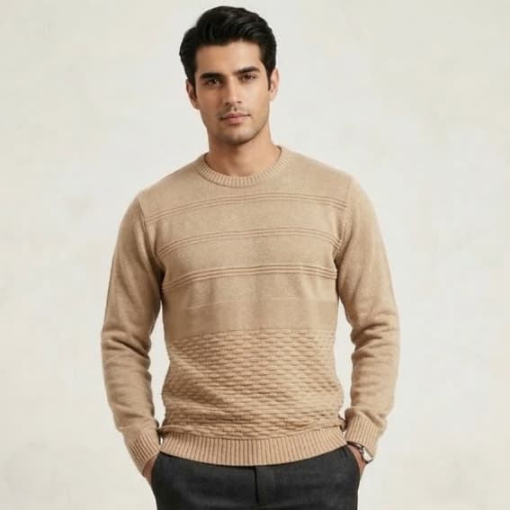 Blusa masculina lisa suéter inverno trico manga longa gola redonda envio imediato