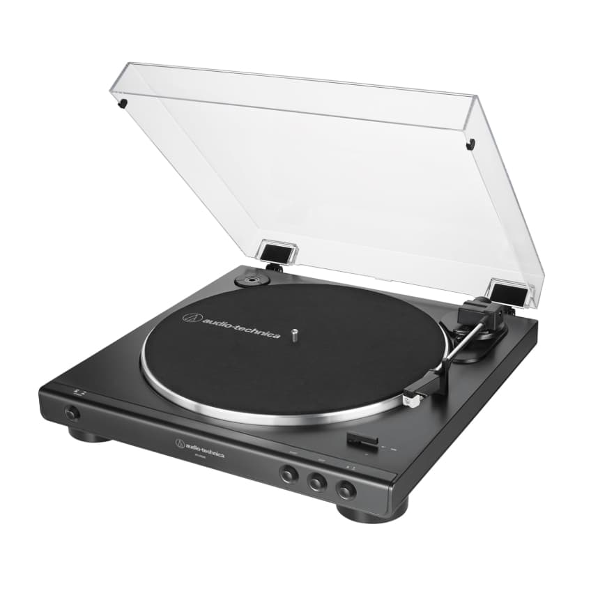 Toca-Discos Vinil Audio-Technica AT-LP60X-BK Automático e Bivolt