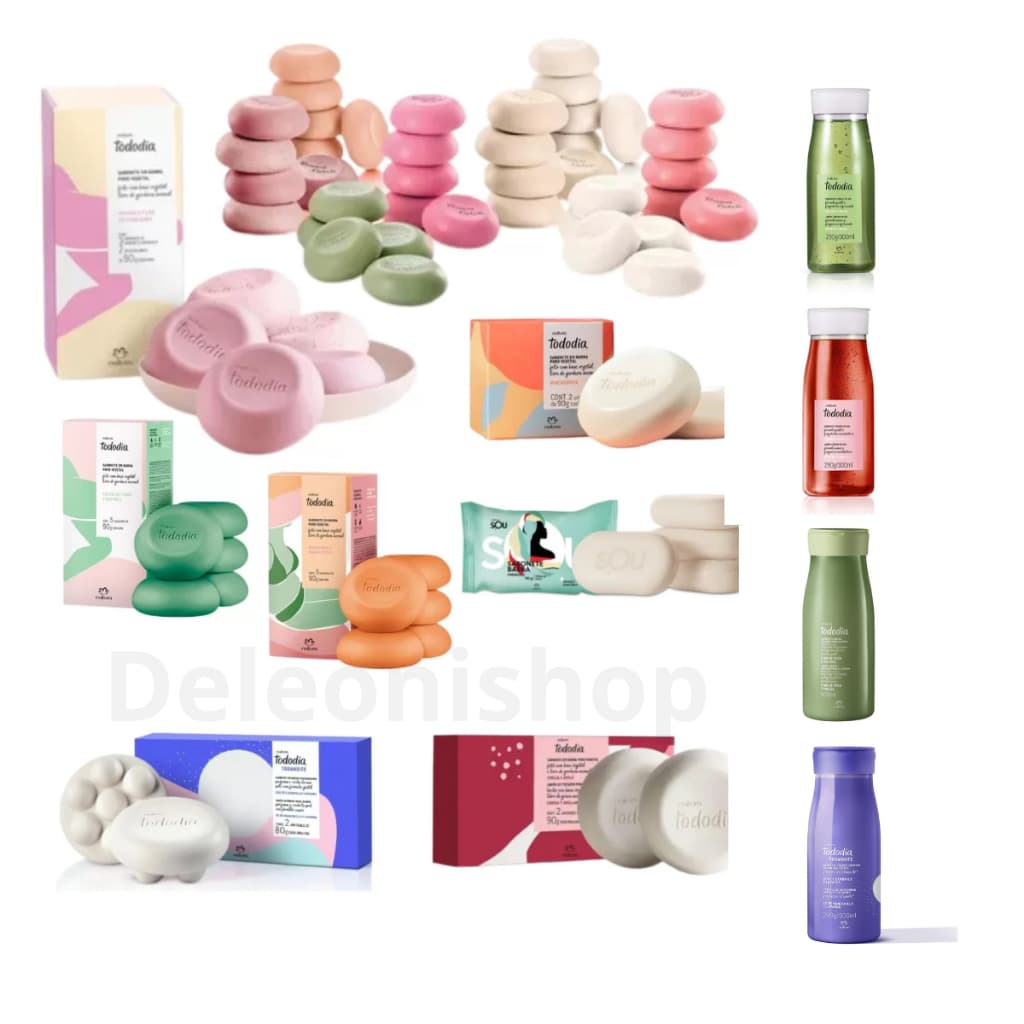 Sabonete em Barra Natura Tododia Varias Fragrâncias - Ekos - Erva Doce - Sabonete liquido