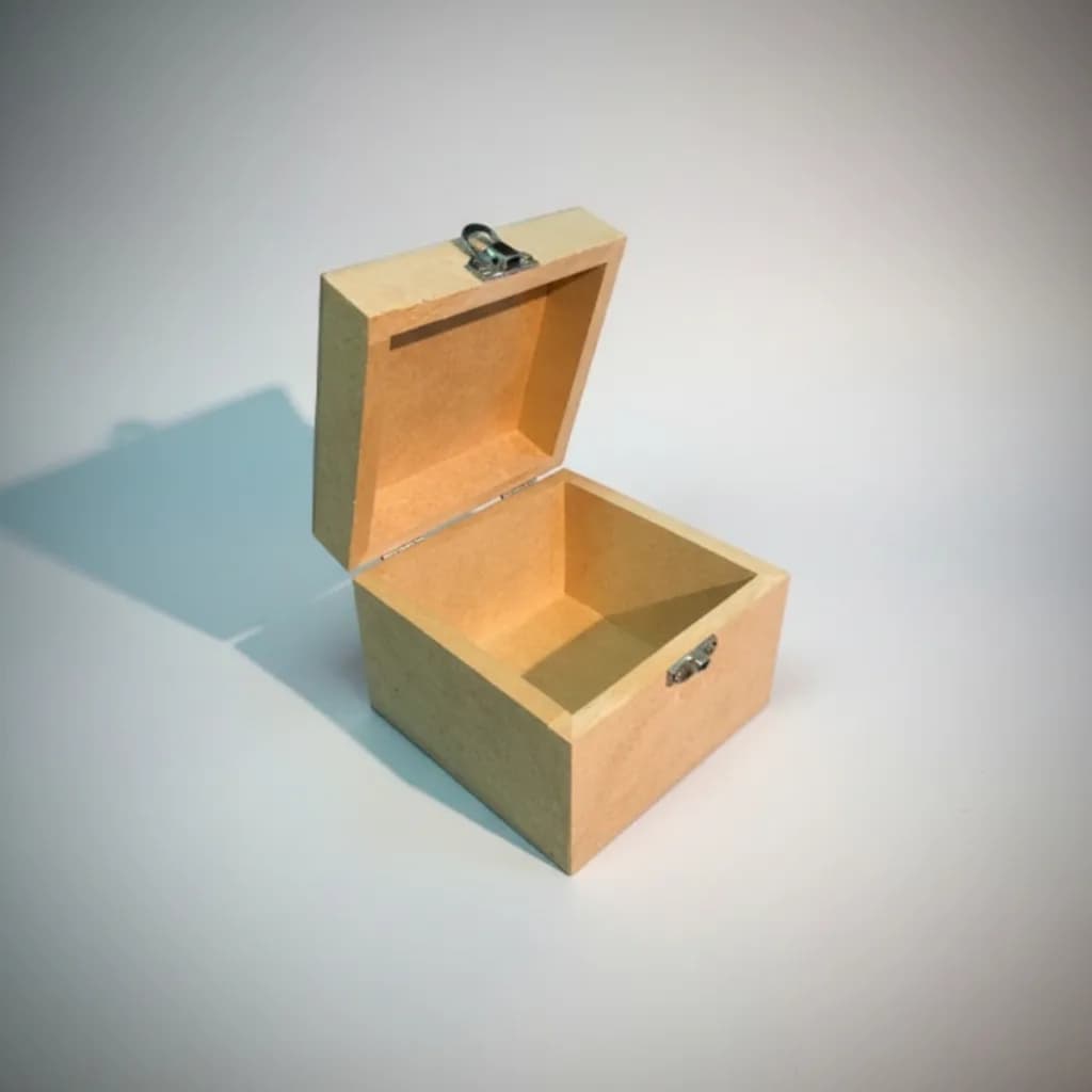 caixa relógio mdf cru com fecho perfeita promoção envio imediato