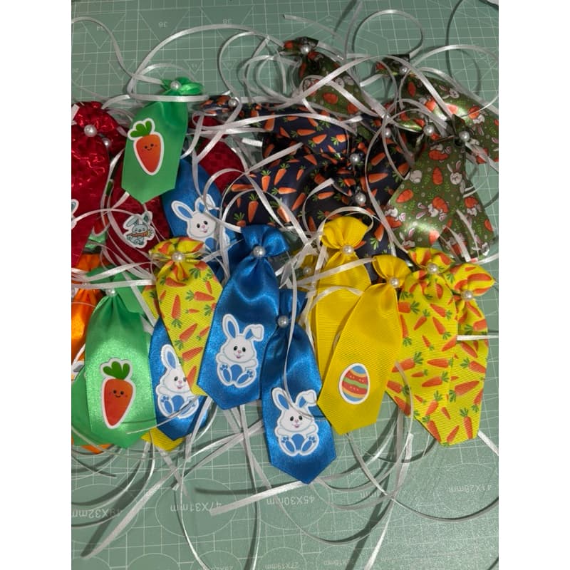 kit 40 unidades de Gravatas Pet Páscoa, Banho e tosa, Per shop ,animais de estimação