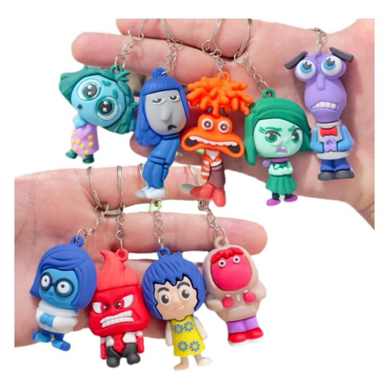 kit 12 chaveiros emborrachado 3D divertidamente sortidos pingente porta chave atacado revenda lembrancinha brinde mimo