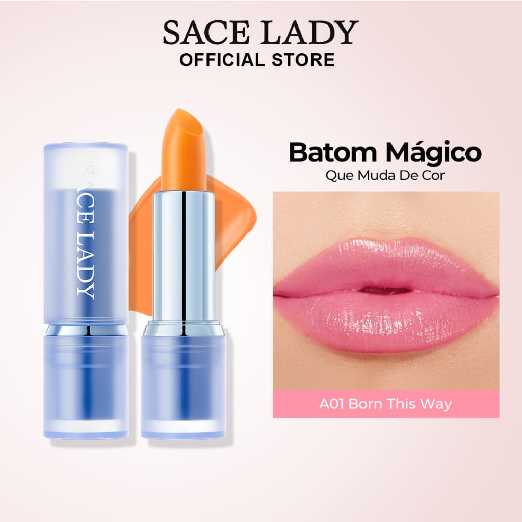 SACE LADY Batom Mágico hidratante labial de longa duração brilho