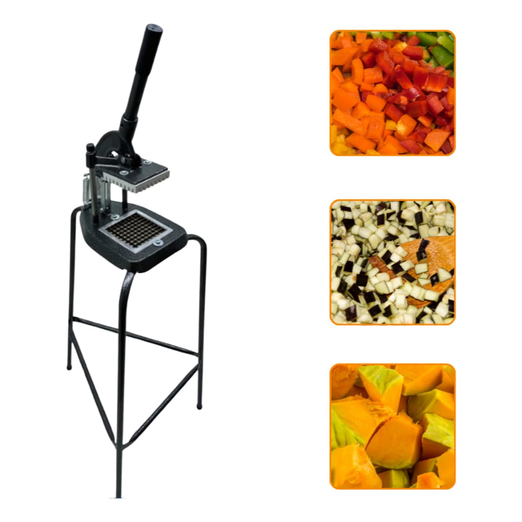 Picador de Pé Grande e Cortador De Legumes Frutas Tomate Batata Cabrita Profissional Reforçado