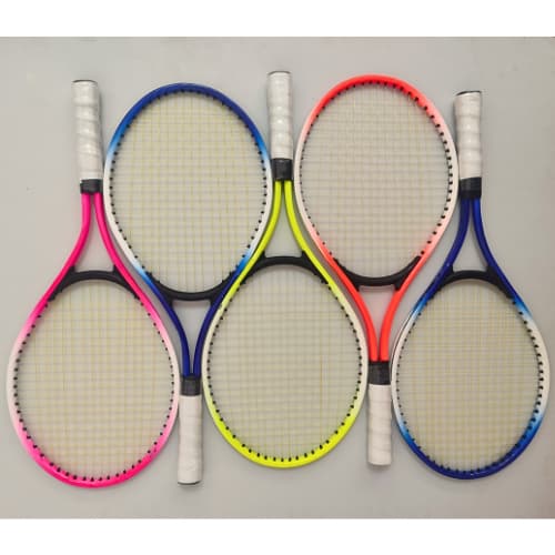 Raquetes Infantil Leves Defeitos Imperfeiçoes Cores: Verde Amarelo e Rosa 53 Cm Barato
