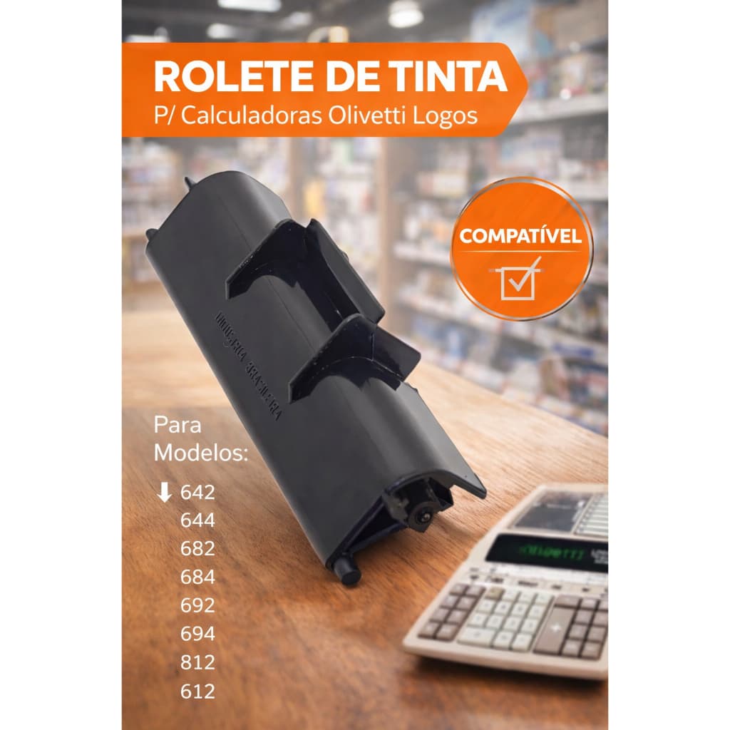 Rolete para Calculadora Logos -812 642 644 682 684 692 694