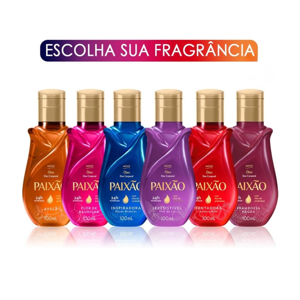 Óleo Corporal Paixão fragrâncias 100ml