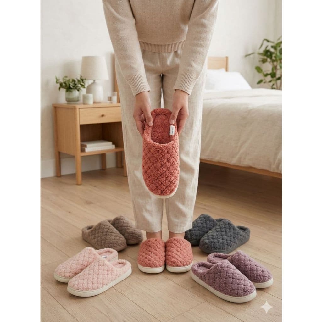 Pantufa Super Confort Nuvem Premium Macia Fofinha Quentinha Pelúcia EVA Antiderrapante