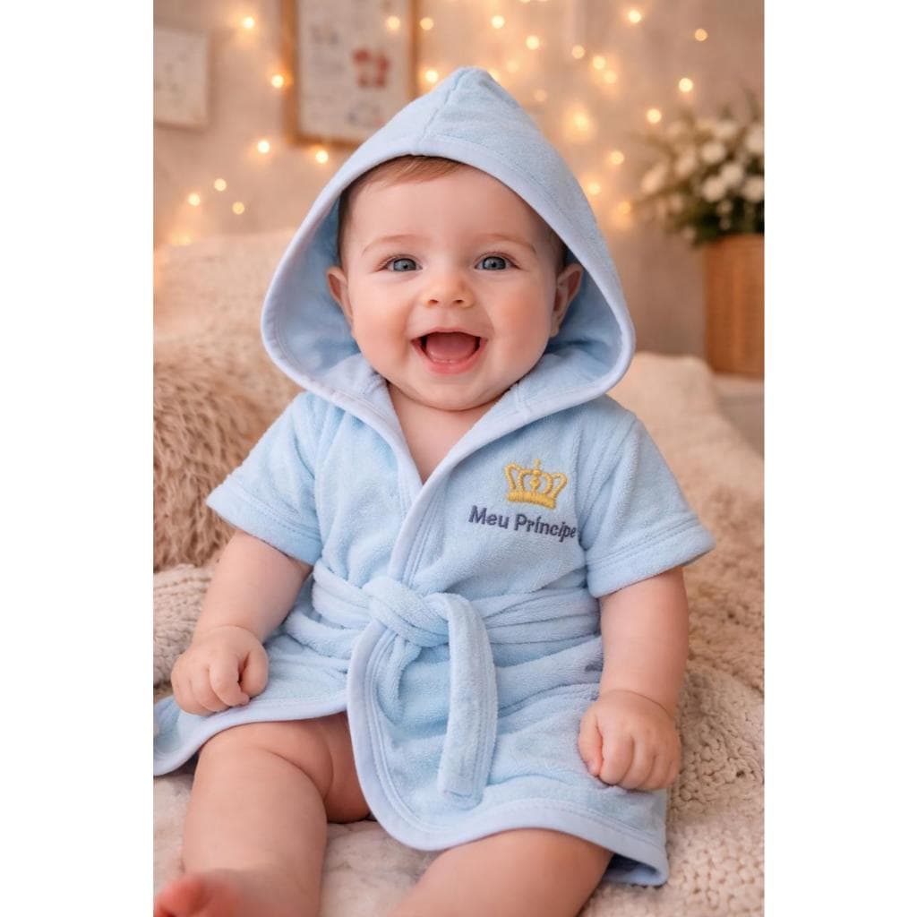 Roupão Baby para Recém-Nascido - Unissex Menino e Menina, Conforto e Maciez