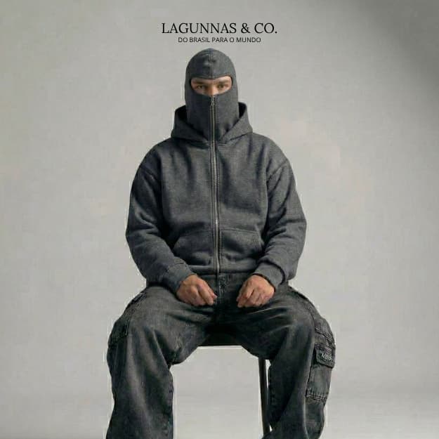 CASACO PARA MOTOBOY , COM BALACLAVA , ,CASUAL , FRIO E INVERNO , ESPORTIVO , LAGUNNAS