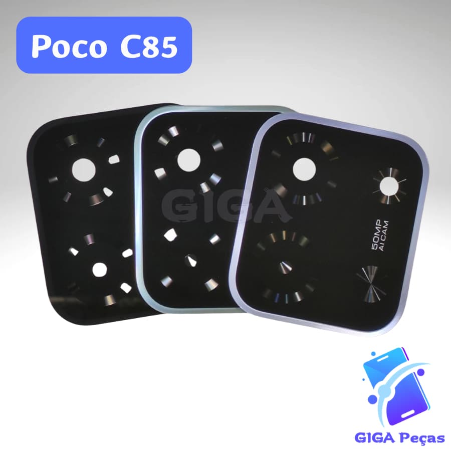Lente Câmera Traseira Vidro Compatível Poco C85