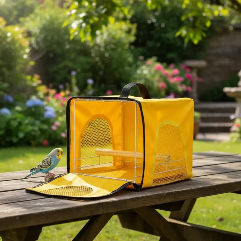 Bolsa Caixa Transporte Calopsita Container Aves Periquito Impermeável Bolsa de Transporte Pet