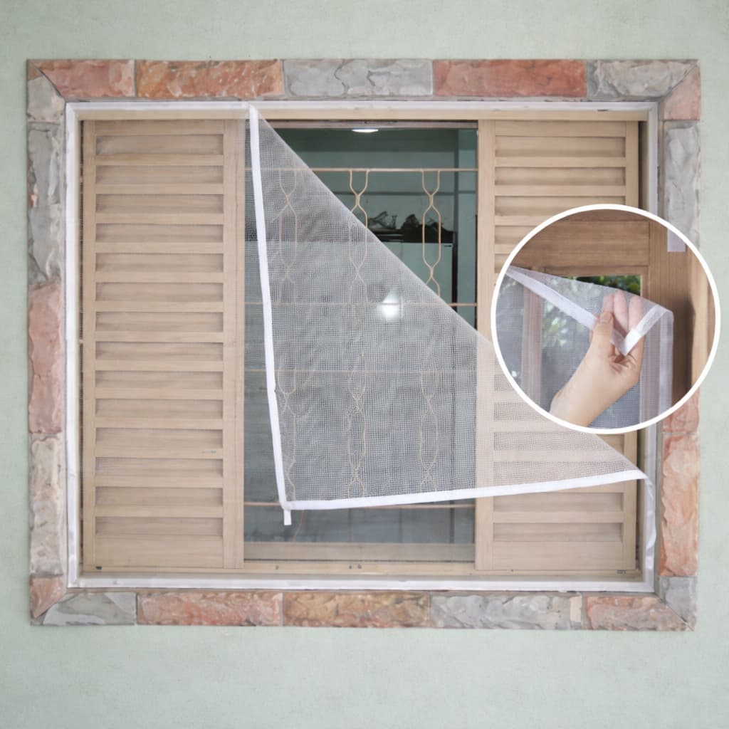 Kit Com 1/2/3/4/5 Telas Para Janela Anti Mosquito Mosquiteira Pratica