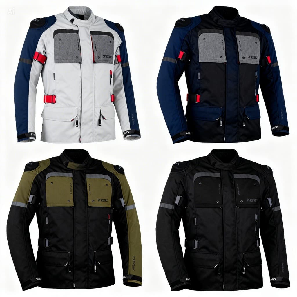 Jaqueta Motociclista Texx Armor Masculina Impermeável Com Proteção CE - Diversas Cores