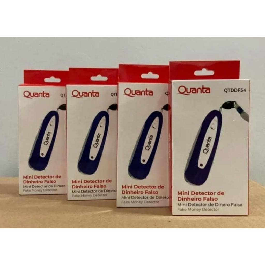 Mini Detector De Dinheiro Falso Quanta - Qtddf54Mini Detector De Dinheiro Falso Quanta - Qtddf54