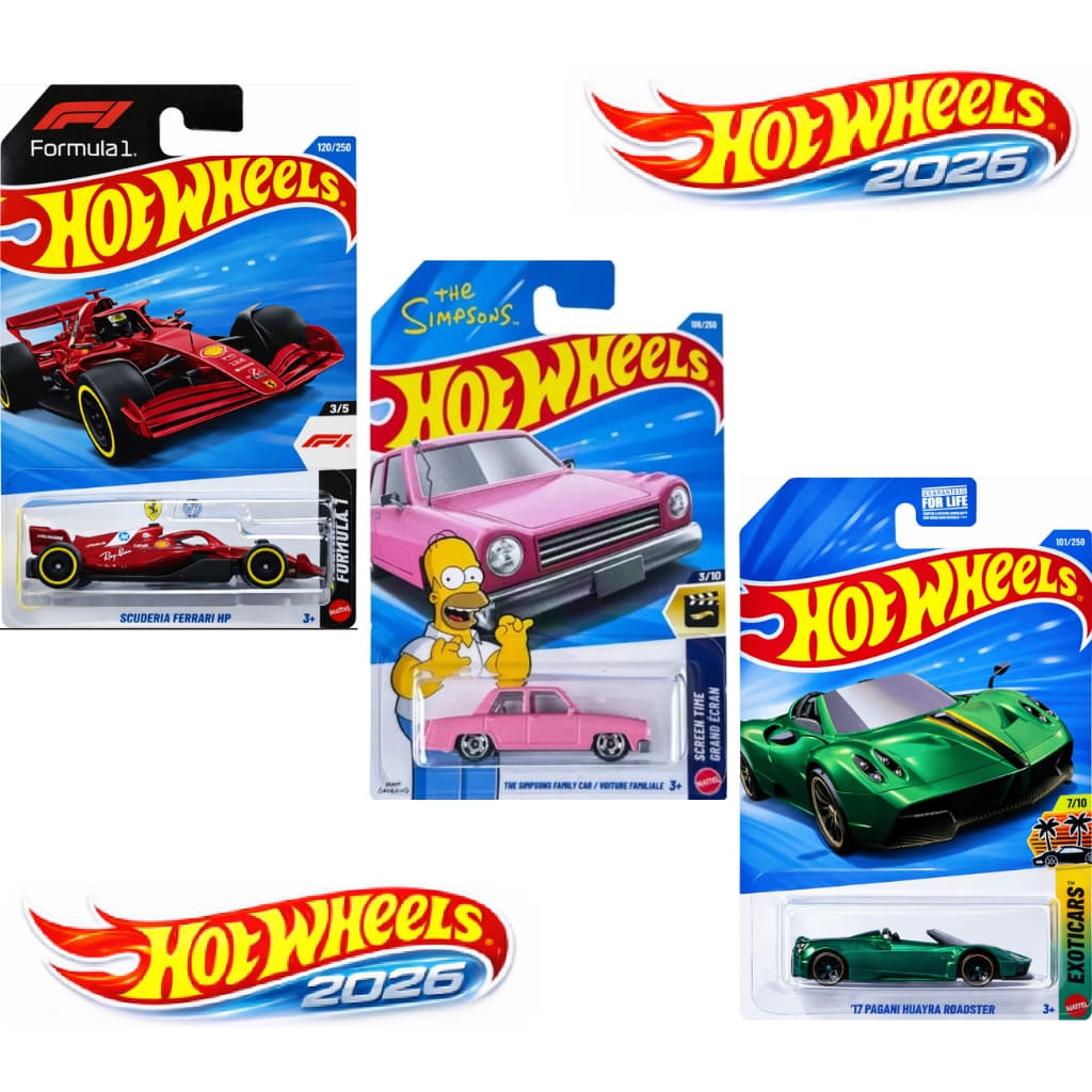 HOT WHEELS MAINLINE / BASICOS LOTES 2025/2026– ÚLTIMAS UNIDADES! Modelos Raros