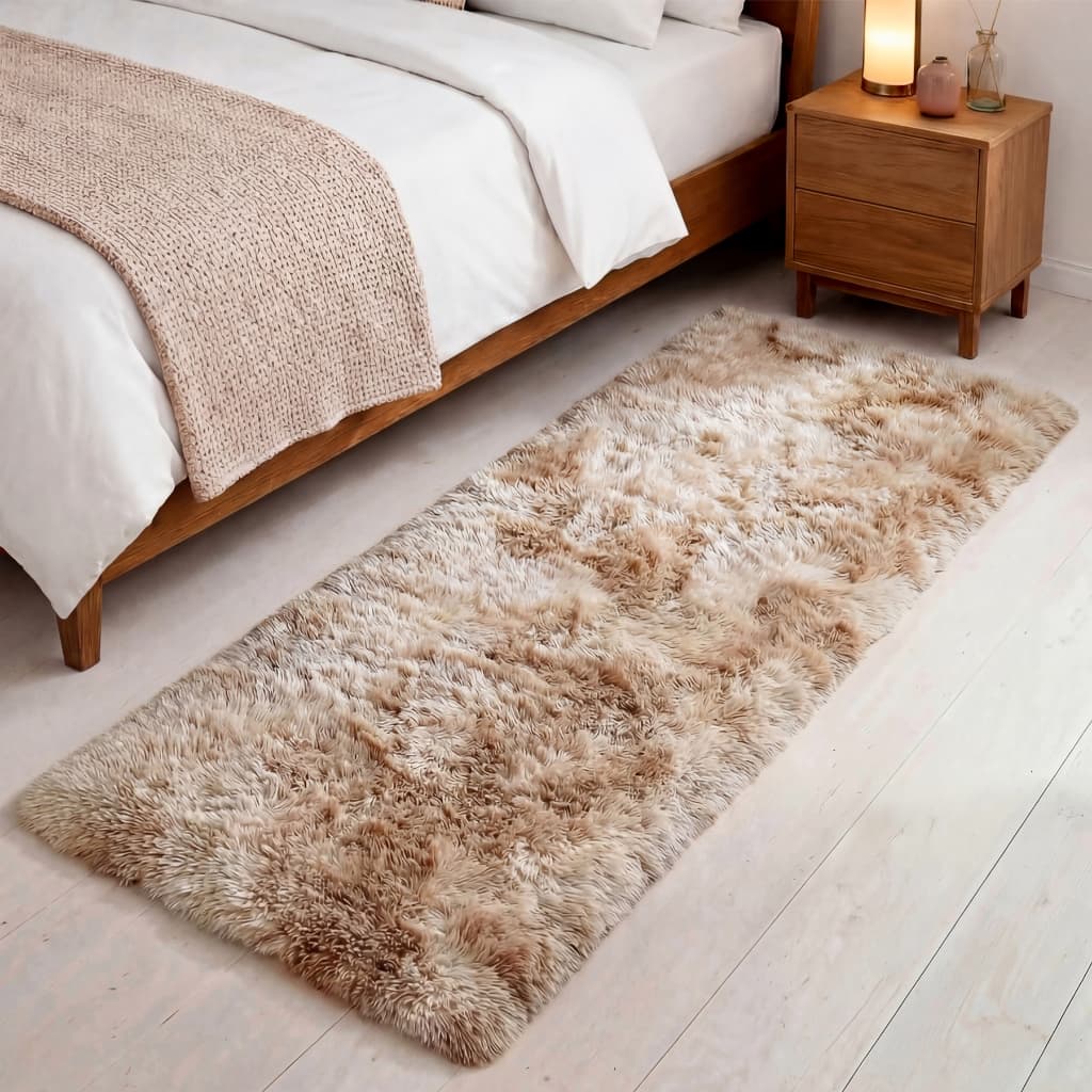 Tapete Passadeira 2,00 x 0,60 Corredor Quarto Sala Beira de Cama Felpudo Peludo