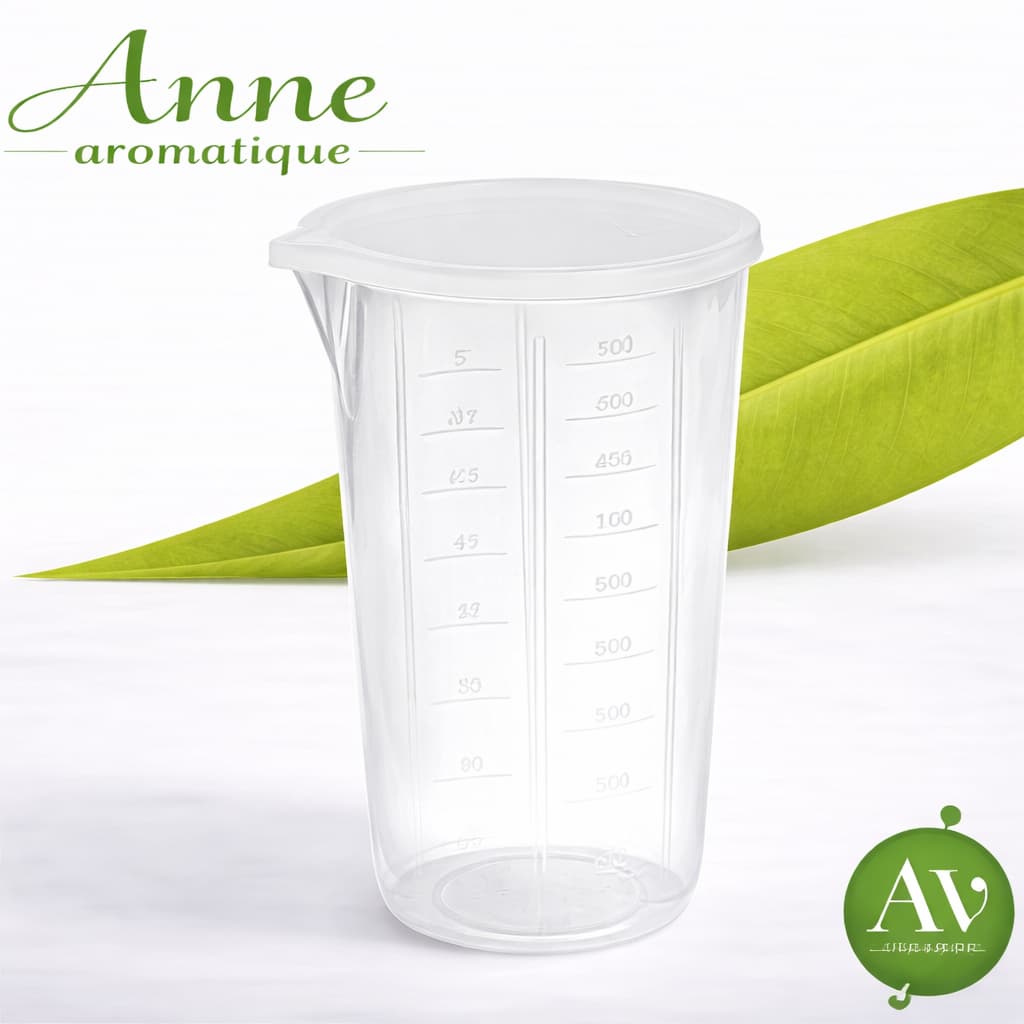 Copo Medidor Multiuso Transparente Tampa Branca E Bico 500ml