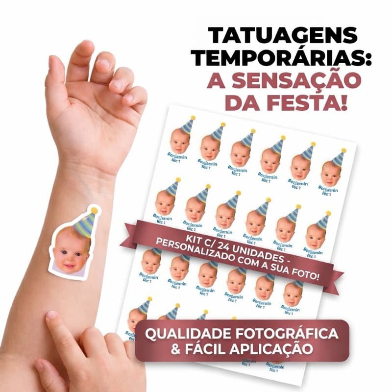 48 Tatuagem Temporaria Personalizada Aniversario FUNDO BRANCO