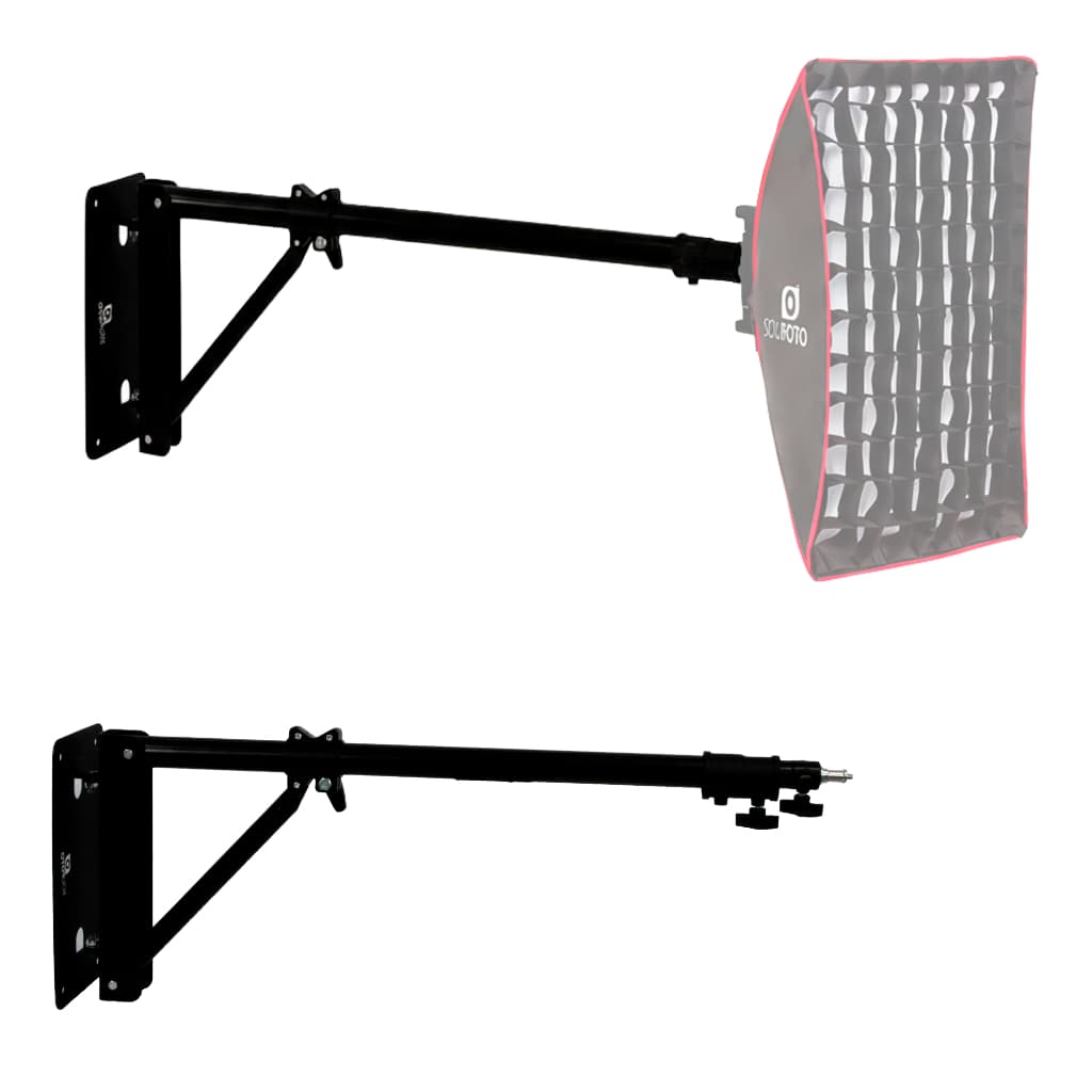 Suporte Ajustável Para Iluminação Fotográfica Parede Teto Ideal Para Home Studio Vídeos e Ensaios