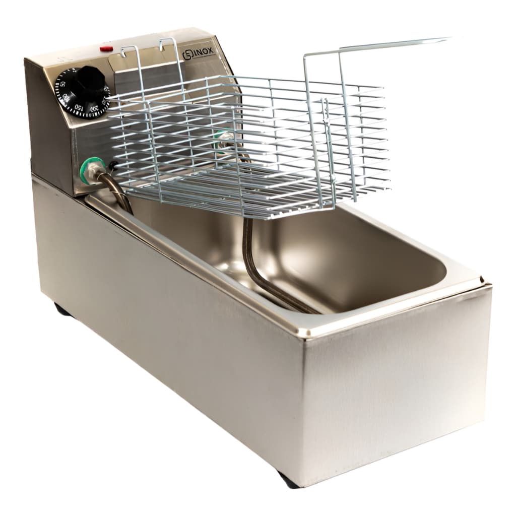 Fritadeira Industrial Eletrica 1 Cuba 3 Litros Gg Inox