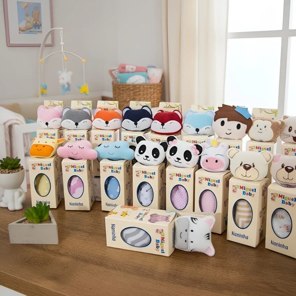 Naninha Bichinho Com Prendedor De Chupeta Para Bebe