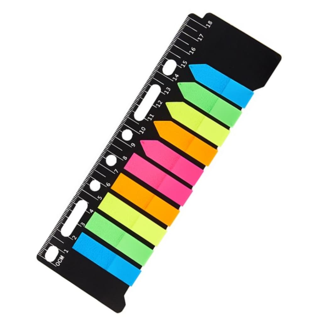 200/1000 Marcador De Página Setas Lembrete Adesivo Régua Estudo e Fichário Escola