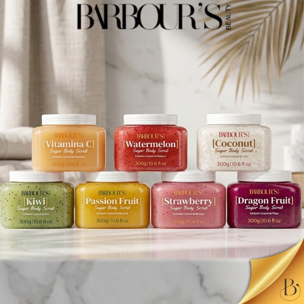 Esfoliante Barbour’s Beaty – Renovador Corporal, Maciez e Toque Aveludado