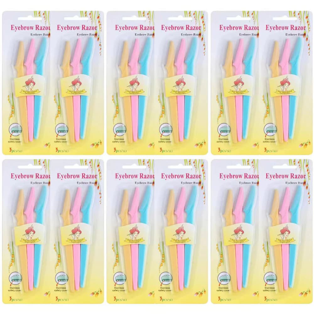 Kit 36 Navalhas Para Sobrancelhas