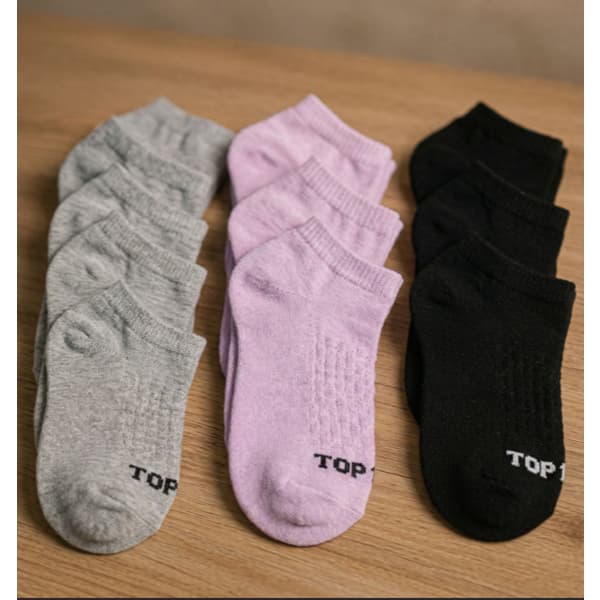 KIT 15 pares de Meia feminina soquete menor preço direto da fabrica Algodão