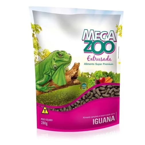 Racao Extrusada Iguana 280g - Megazoo