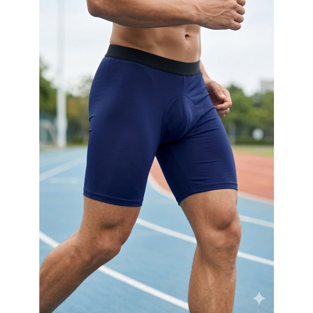 Bermuda Térmica Masculina c/ Proteção Segunda Pele em Tecido de Poliamida