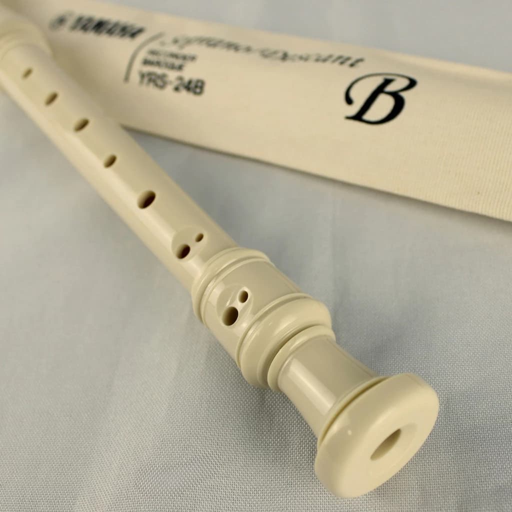 Flauta Doce Yamaha YRS 24B Barroca Soprano Profissional Original + Capa Envio Rápido