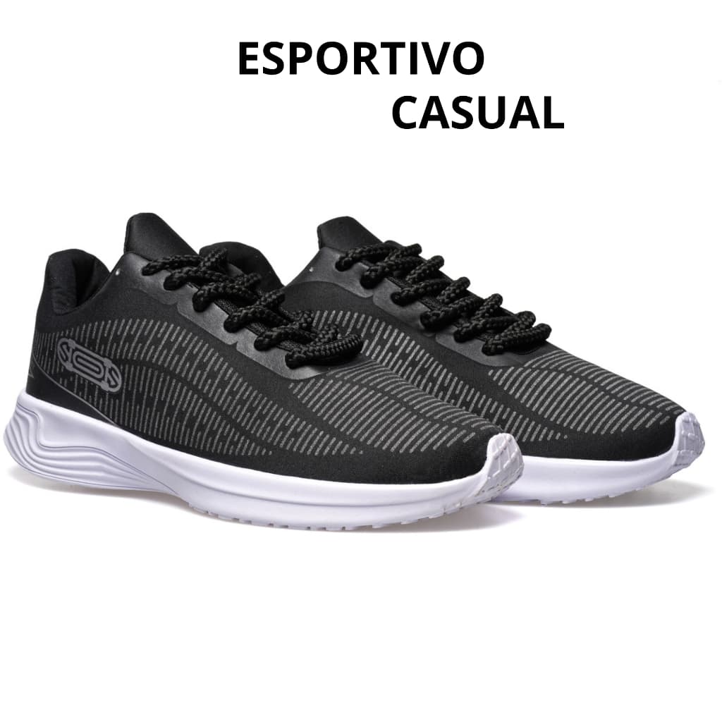 Tênis Esportivo Feminino Masculino Academia Corrida Leve Confortável Macio