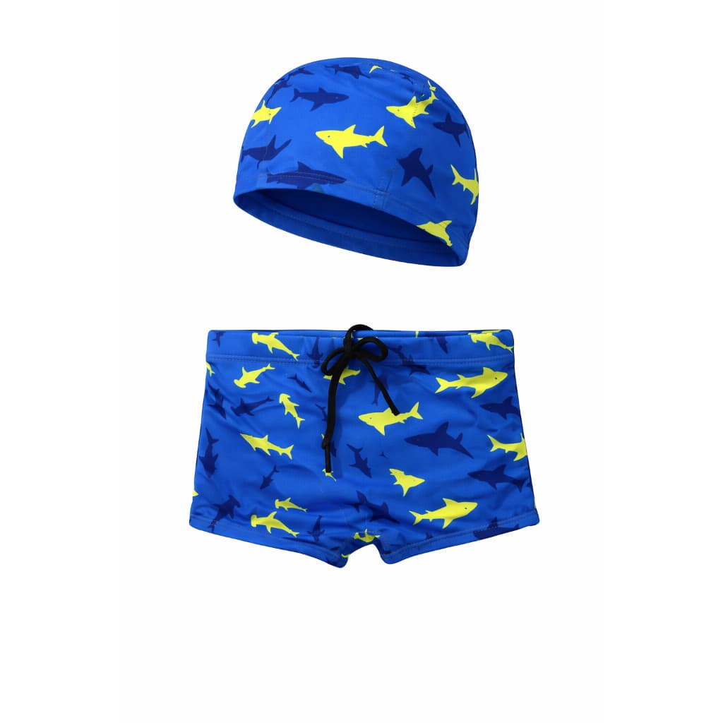 Kit touca infantil e sunga moda praia