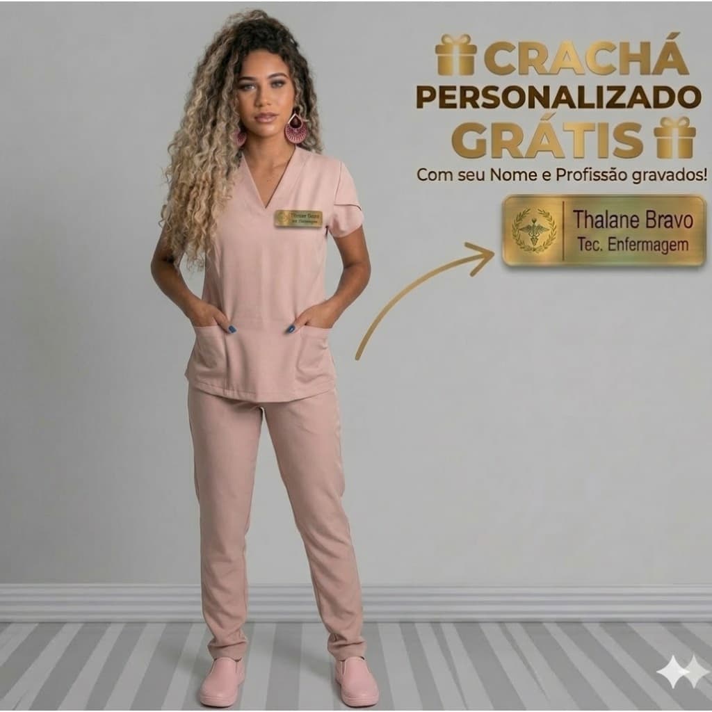 Pijama ScruB Gabardine com Elastano