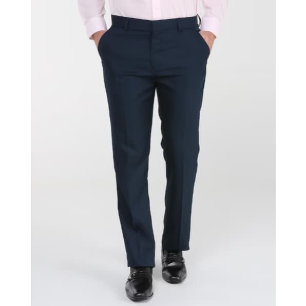 Calça Alfaiataria Masculina Slim Azul Marinho