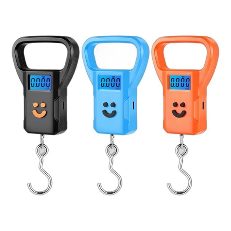 Balança eletrónica portátil, alta precisão, pega ampliada, capacidade de pesagem até 50 kg